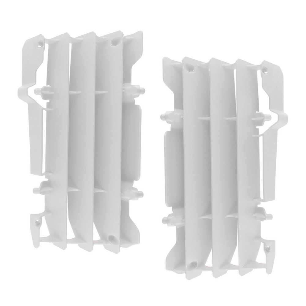Grade do Radiador Direito/Esquerdo Polisport para Beta RR 250/300 2T 350/400/450 4T 13/19 Branco (Par)