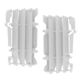 Grade do Radiador Direito/Esquerdo Polisport para Beta RR 250/300 2T 350/400/450 4T 13/19 Branco (Par)