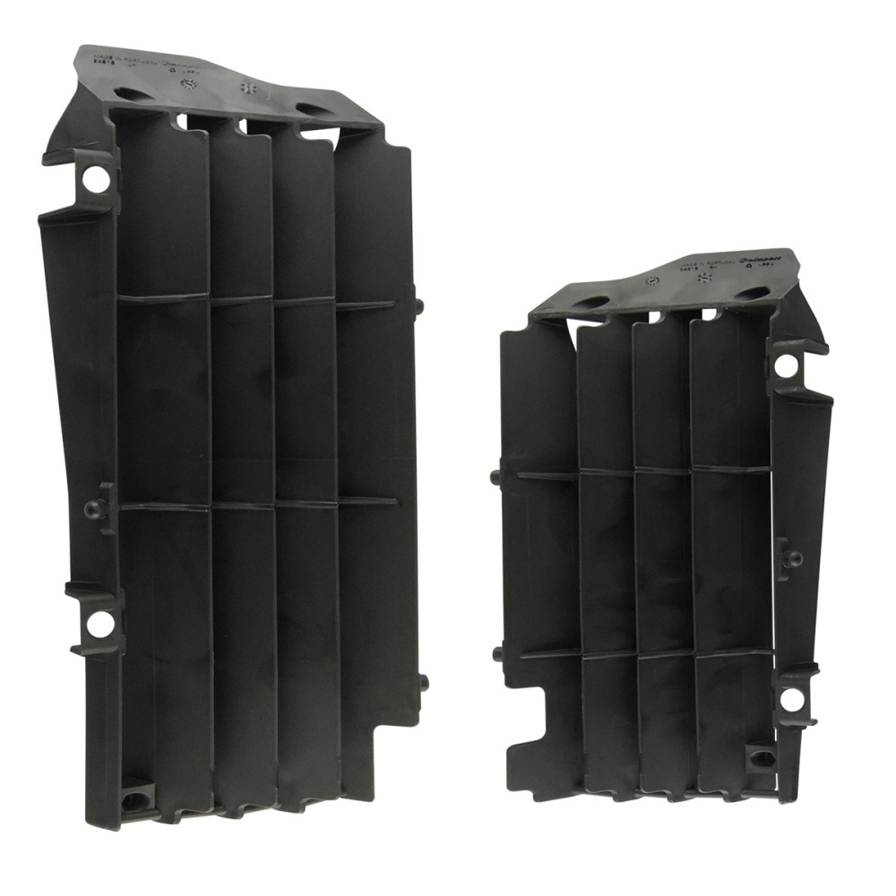 Grade do Radiador Lado Direito/Esquerdo Polisport para Kawasaki KXF250 17/19 Preto (Par)