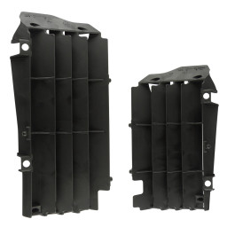 Grade do Radiador Lado Direito/Esquerdo Polisport para Kawasaki KXF250 17/19 Preto (Par)