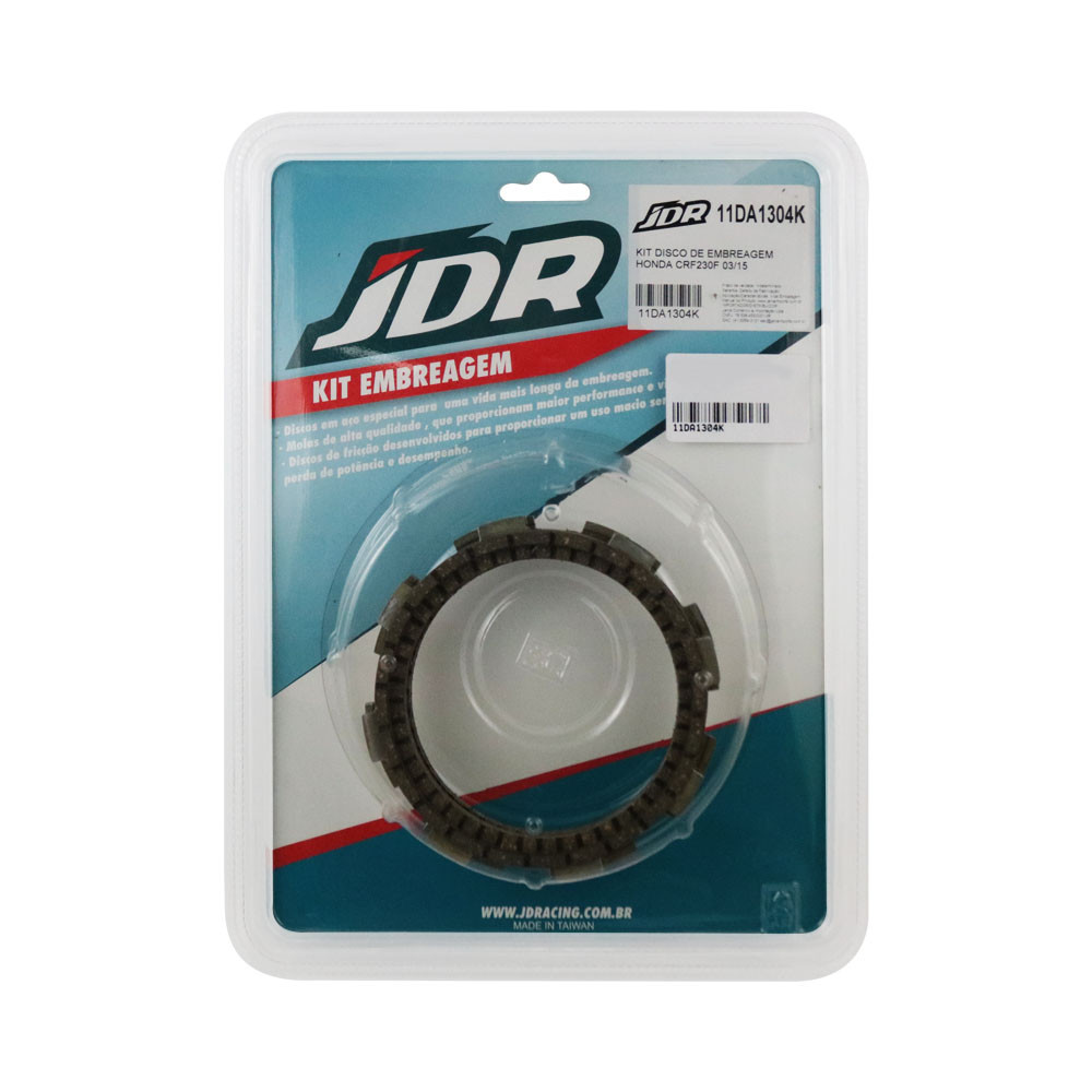 Kit Disco de Embreagem JDR para Honda CRF230