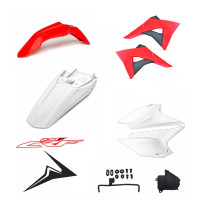Kit Plástico AMX para Honda CRF230 + Aletas Biker + Adesivo de Aleta 08/19