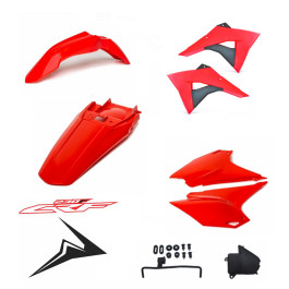 Kit Plástico AMX para Honda CRF230 + Aletas Biker + Adesivo de Aleta 08/19