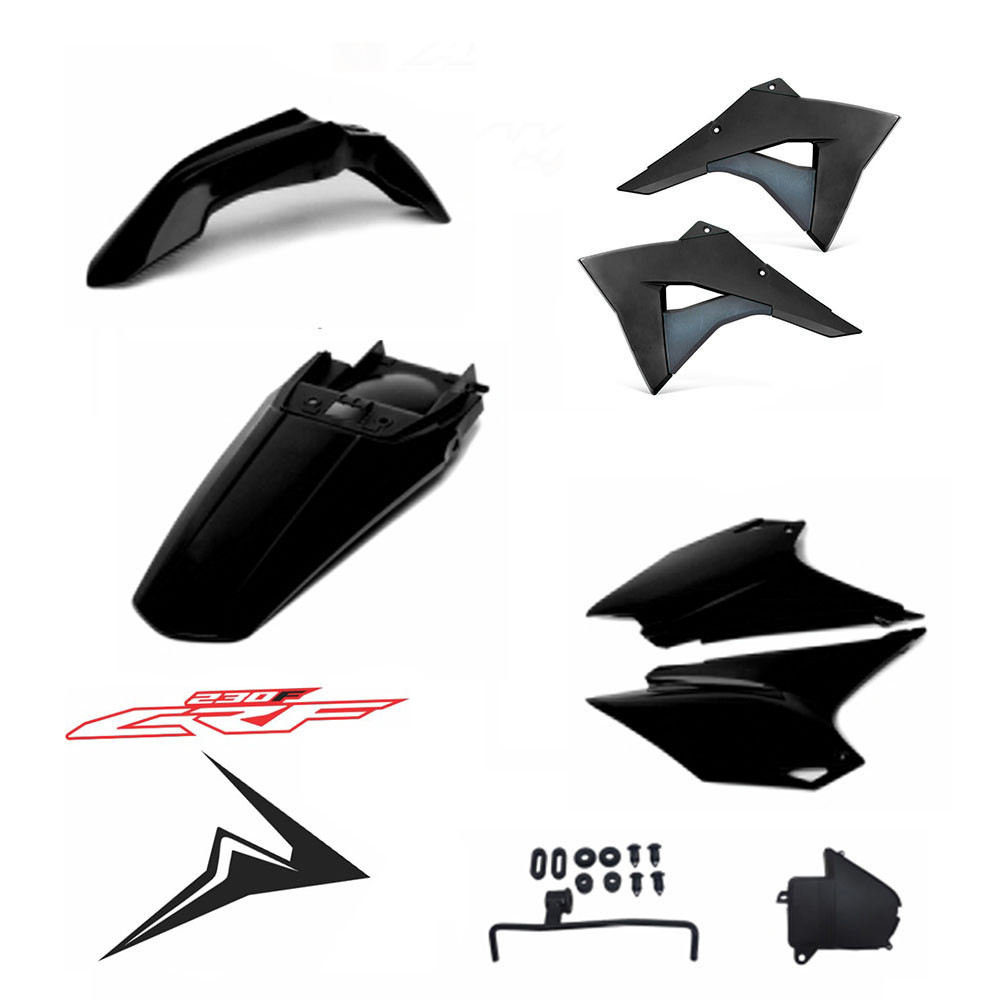 Kit Plástico AMX para Honda CRF230 + Aletas Biker + Adesivo de Aleta 08/19