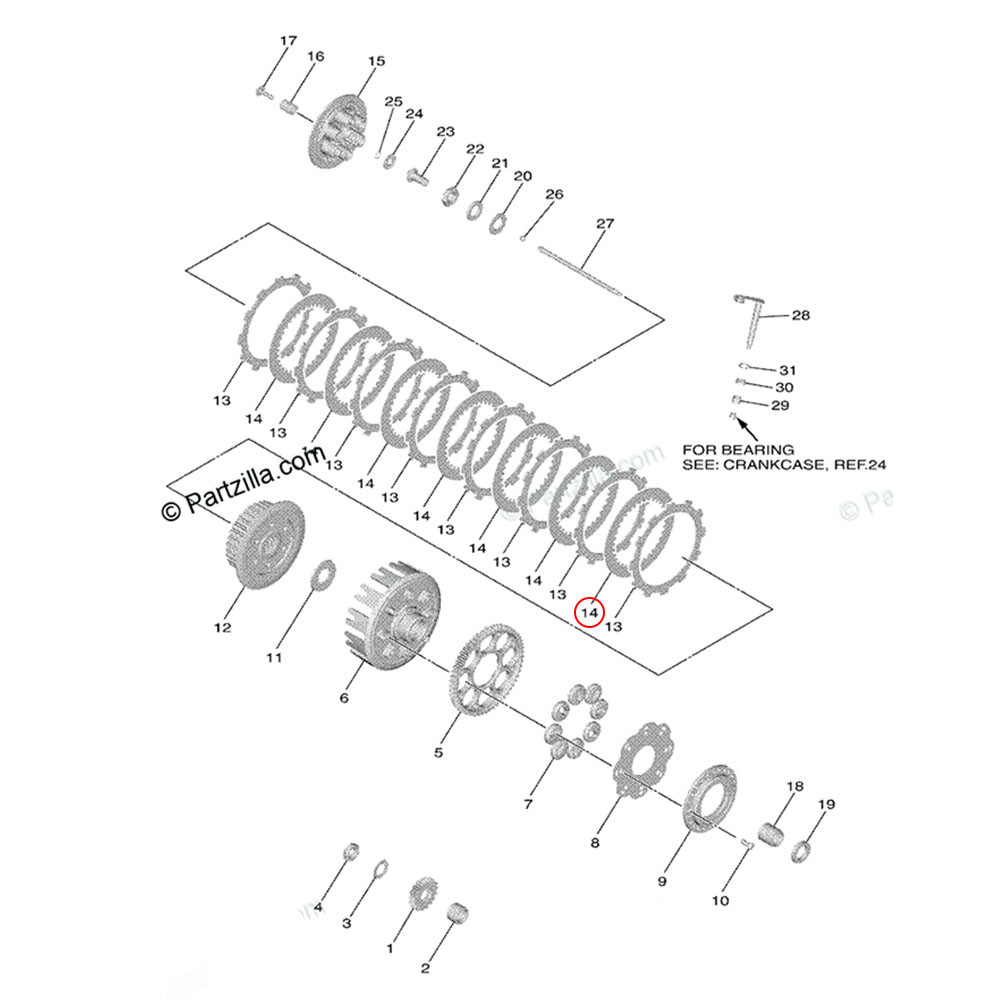 Disco Separador Original Yamaha YZF250 19 (7)