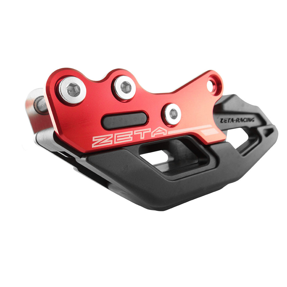 Guia de Corrente Traseiro para Honda CRF250/450 07/19 CRF250L 12/18 CRF450L 19 CRF250X 07/17 CRF450X 08/17 CRF250RX 19 CRF450RX 17/19 (Alumínio - Completo) Zeta