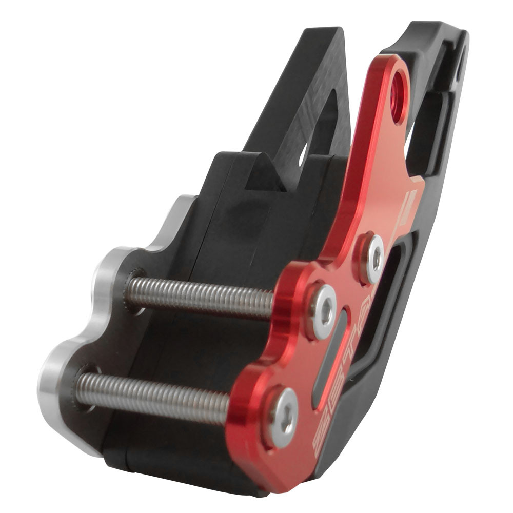 Guia de Corrente Traseiro para Honda CRF250/450 07/19 CRF250L 12/18 CRF450L 19 CRF250X 07/17 CRF450X 08/17 CRF250RX 19 CRF450RX 17/19 (Alumínio - Completo) Zeta