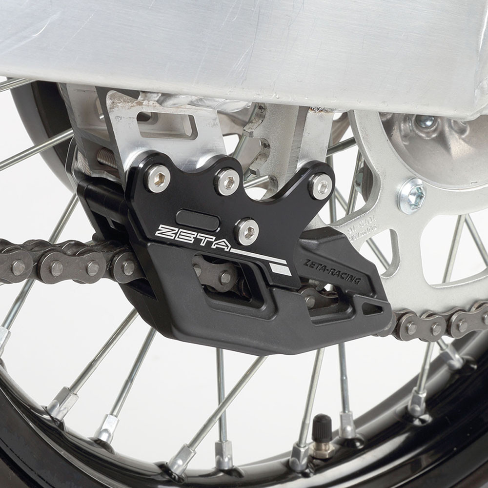 Guia de Corrente Traseiro para Kawasaki KXF250 09/20 KXF450 09/18 (Alumínio - Completo) Zeta