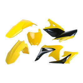 Kit Plástico Polisport para Suzuki RMZ250 10/18 Amarelo/Preto (Cor Original 17)