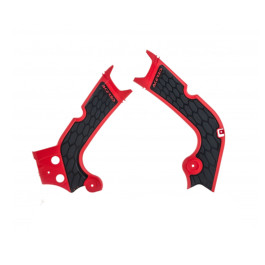 Protetor de Quadro Acerbis para Honda CRF250 18/19 CRF450 17/18 Vermelho/Preto (Plástico)