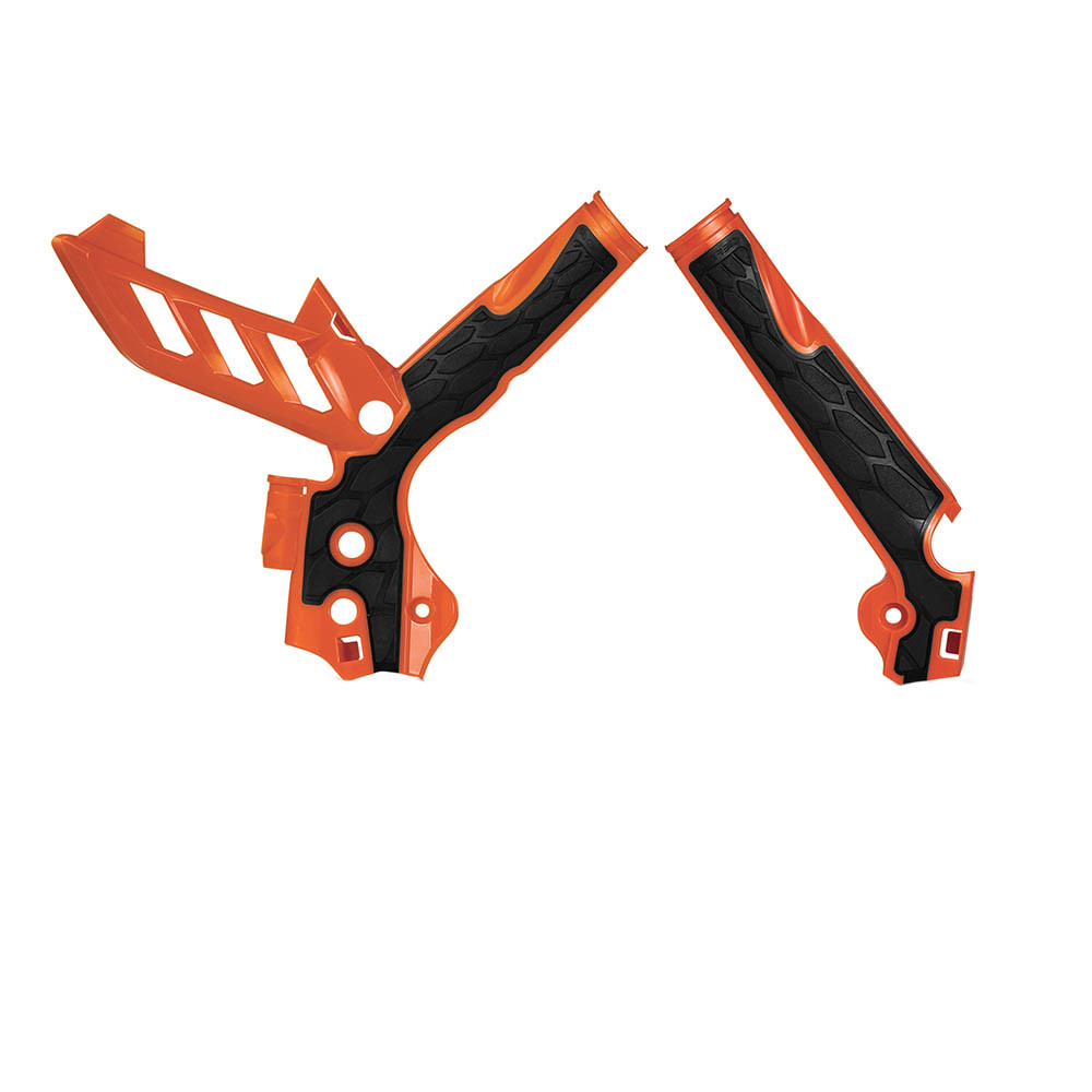 Protetor de Quadro Acerbis para KTM SX125/150 11/15 SX-F/XC-F 11/15 SX/XC250 11/16 EXC/EXC-F/XC-W/XCF-W 12/16 Laranja/Preto (Plástico)