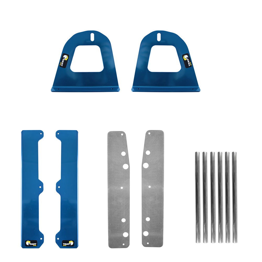 Protetor de Radiador para TM EM/MX 250/300 4T 12/16 (Alumínio - Lateral Envolvente) Start