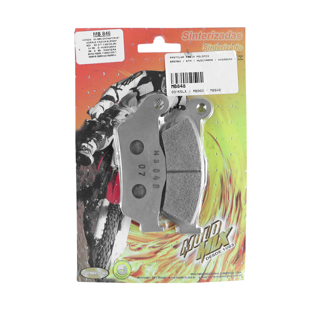 Pastilha de Freio Dianteira Moldmix para KTM / Husqvarna / Husaberg / Sherco / TM (Brembo)