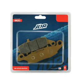 Pastilha de Freio Dianteira (Lado Esquerdo) Modelo Race 1 para Suzuki DL650 V-Strom 04/19 DL1000 V-Strom 02/13 GSX/GSF600  SV650 03/19 GSR/GSX750 Kawasaki ER-6F/N 06/16 Versys KLE650/KLV1000 / Z750 - JDR