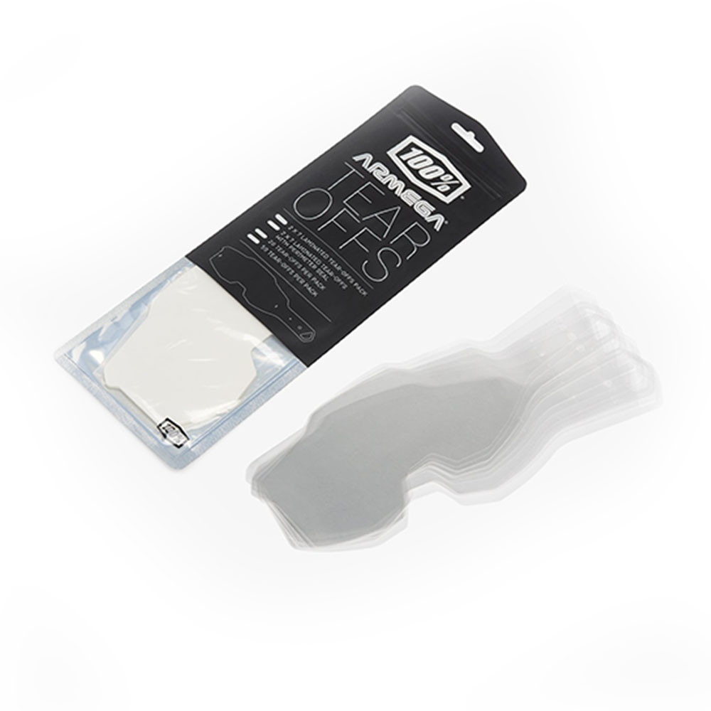 Tear Off 100% modelo Armega Transparante (C/ 20 Unidades)