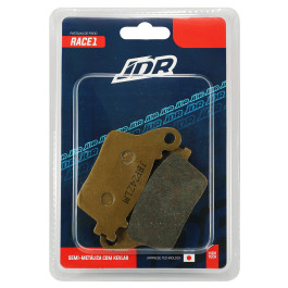 Pastilha de Freio Traseira Modelo Race 1 para Honda CB600/CBR600F/CBR600RR/CBR1000RR Kawasaki ZX6R / ZX10R 1000 -/19  Suzuki GSXR600/750/1000 -/19 GSXS1000 15/-  Yamaha YZF R-1 15/19 YZF R-6 14/19 - JDR