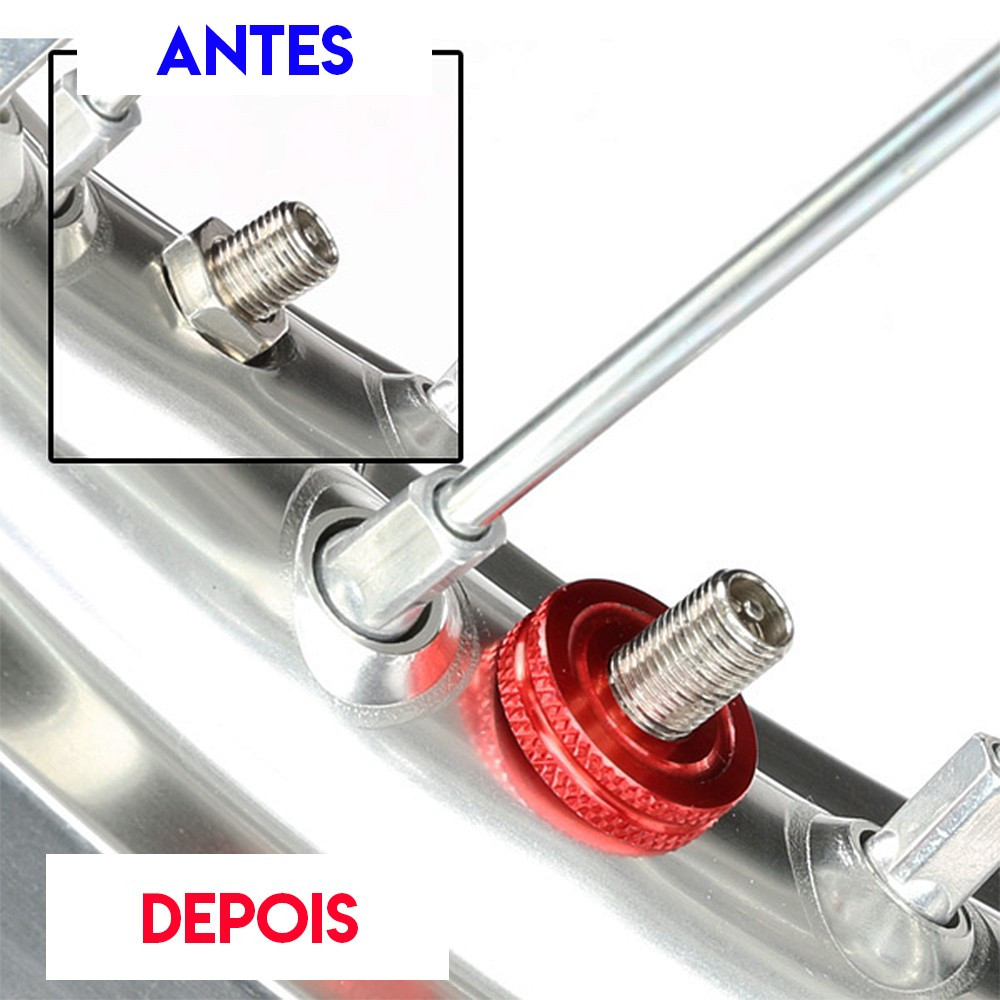 Porca para Prender o Bico da Câmara de Ar no Aro DRC