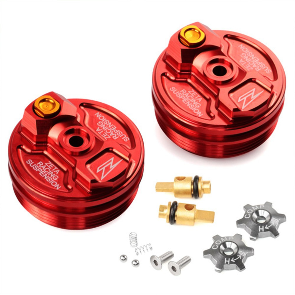 Tampa Superior de Suspensão (Para Ajuste de Suspensão) para Honda CRF250 18/19 CRF250RX 19 CRF450 17/19 CRF450RX 17/19 CRF450X 19 Kawasaki KXF450 19 Suzuki RMZ450 18/19 - Zeta