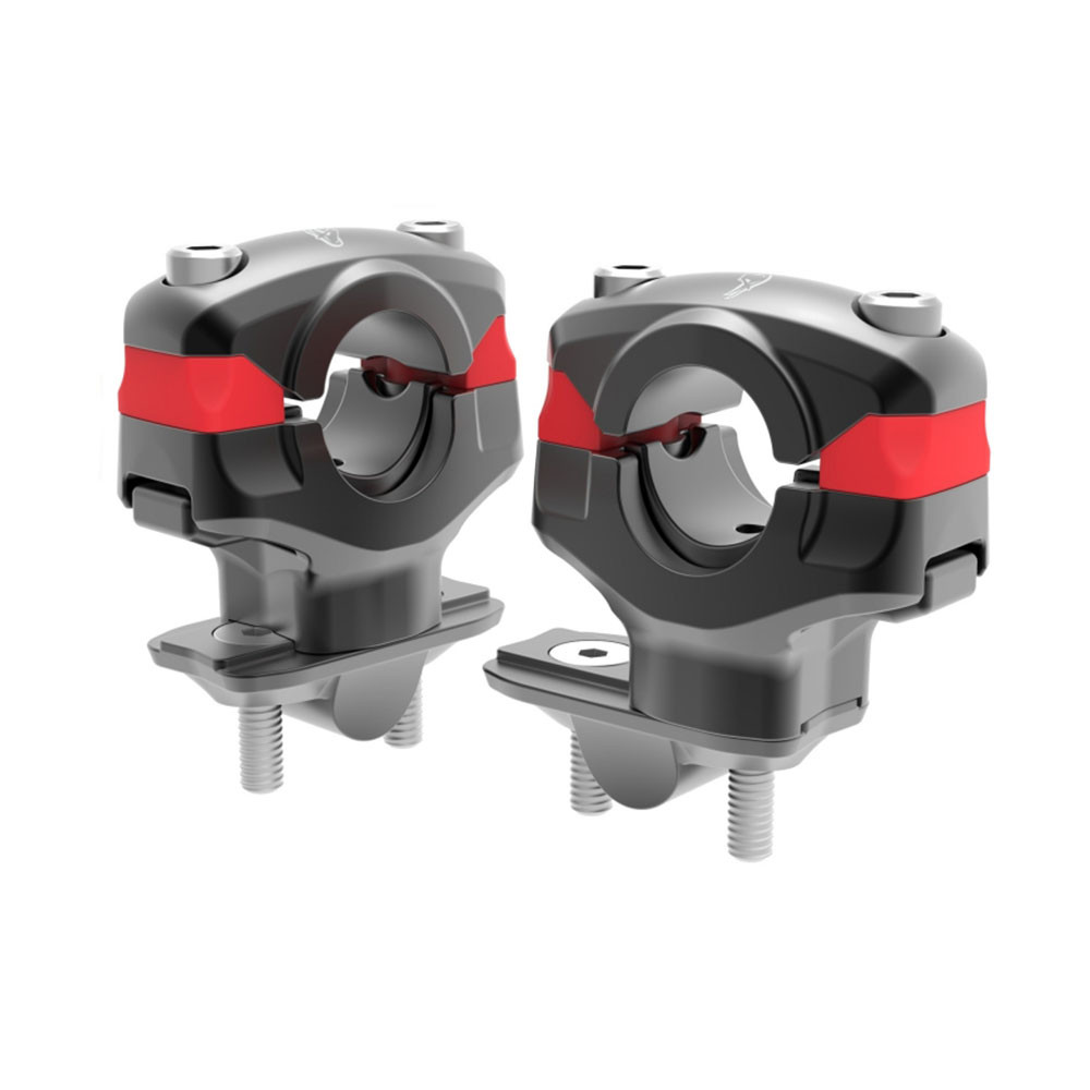 Adaptador de Guidão Modelo Shock para Guidão 28.5mm X 45 (Mesa 22.22mm) CRF 230 / CRF 250F / XRE 200 / XR 200 / Tornado / Bross / TTR 230 / XT / Lander / Crosser - Anker