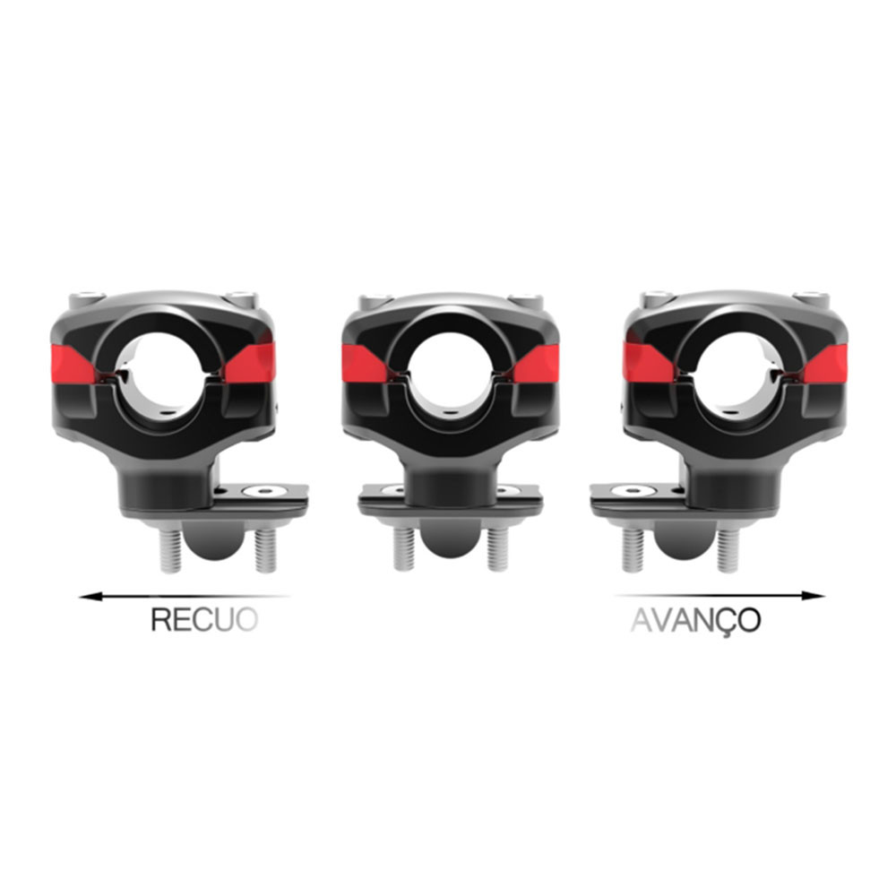 Adaptador de Guidão Modelo Shock para Guidão 28.5mm X 45 (Mesa 22.22mm) CRF 230 / CRF 250F / XRE 200 / XR 200 / Tornado / Bross / TTR 230 / XT / Lander / Crosser - Anker