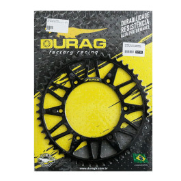 Coroa de Ferro para Suzuki RM 125/250 RMZ250 07/17 RMZ450 -/17 DRZ400 RMX250 - Aço 1045 / Z50 Preta - Durag