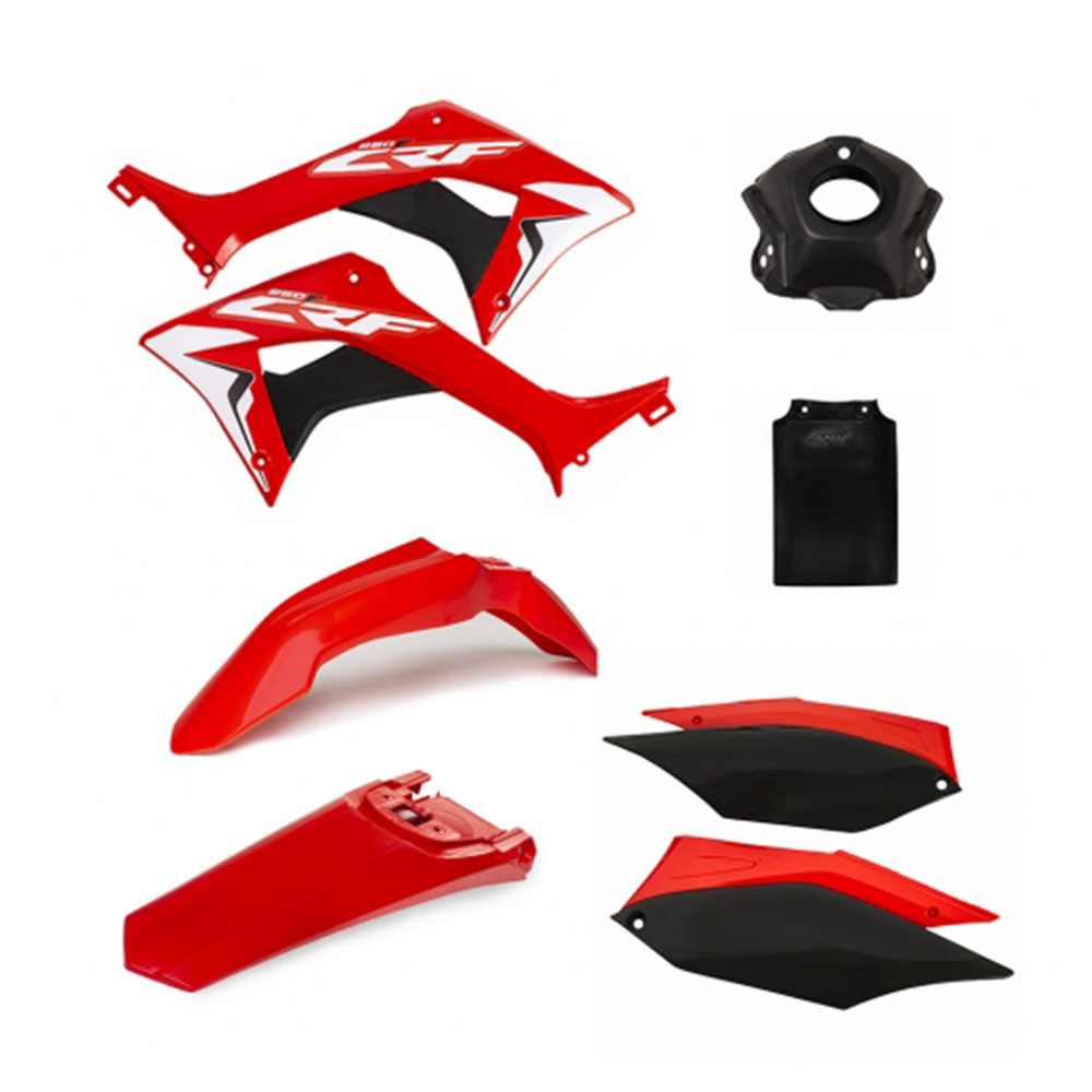 Kit Plástico para Honda CRF 250F 2019 sem Number Plate Frontal - AMX