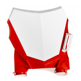 Number Plate Frontal AMX Duo para CRF 250F (C/ Passa Cabo)