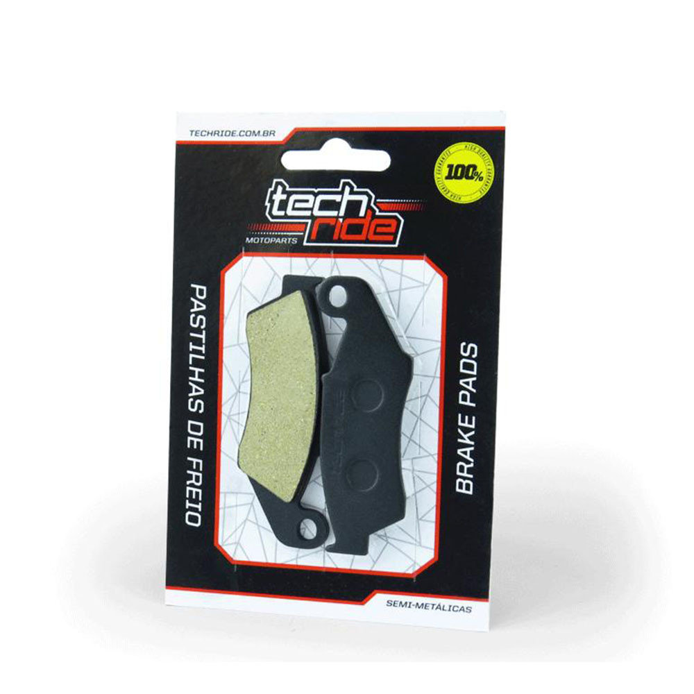 Pastilha de Freio Dianteira para Honda CR/CRF/CRFX125 A 450 95/17 CRF230 XRE300 Yamaha YZ/YZF/WRF125 A 450 98/17 Suzuki RM/RMX125/250 96/08 RMZ250/450 - Kawasaki KXF/KLX 04/17 KX/KDX 95/07 DRZ400 BETA 05/19 - Tech Ride