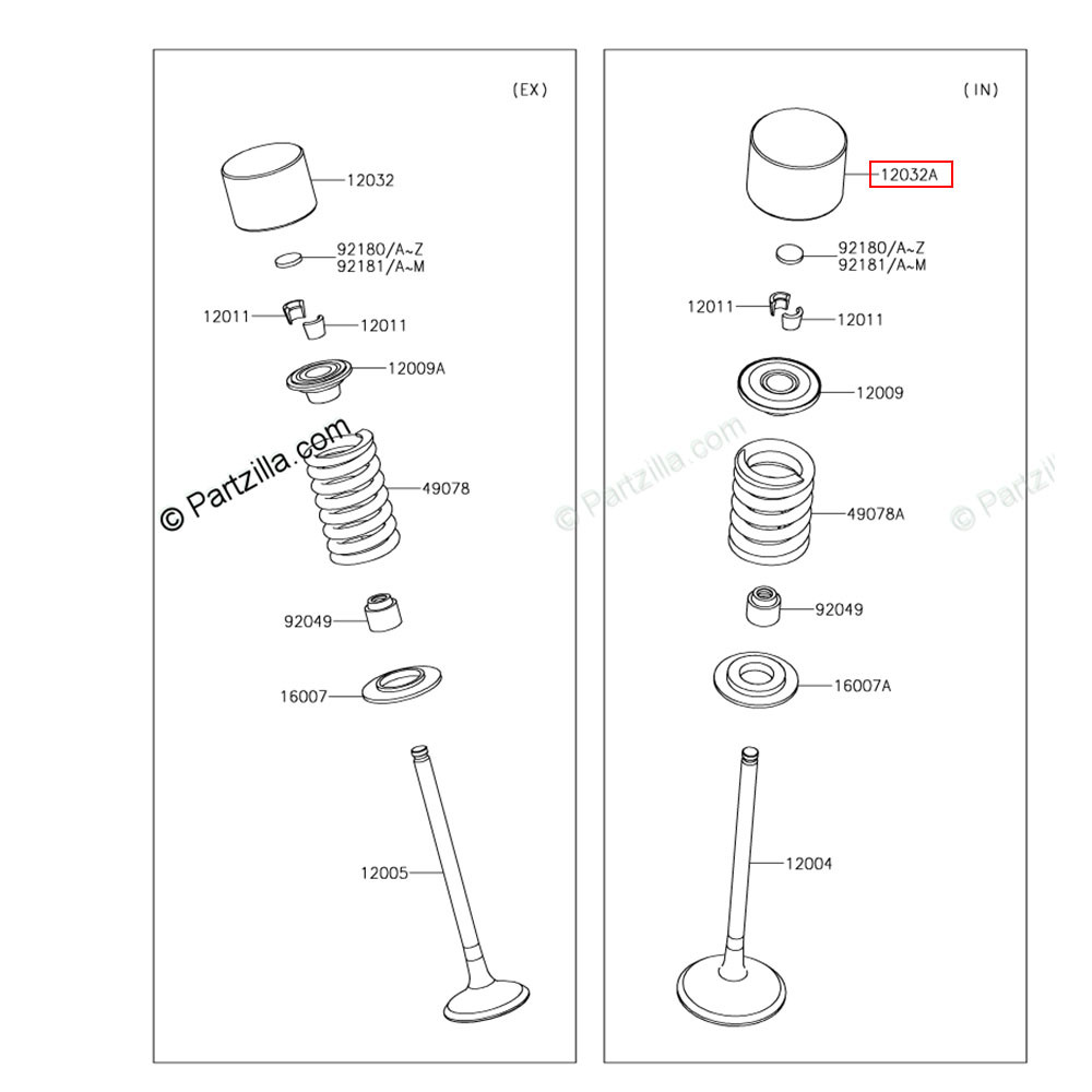 Copinho / Tucho de Admissão Original Kawasaki para KXF 250 18/19