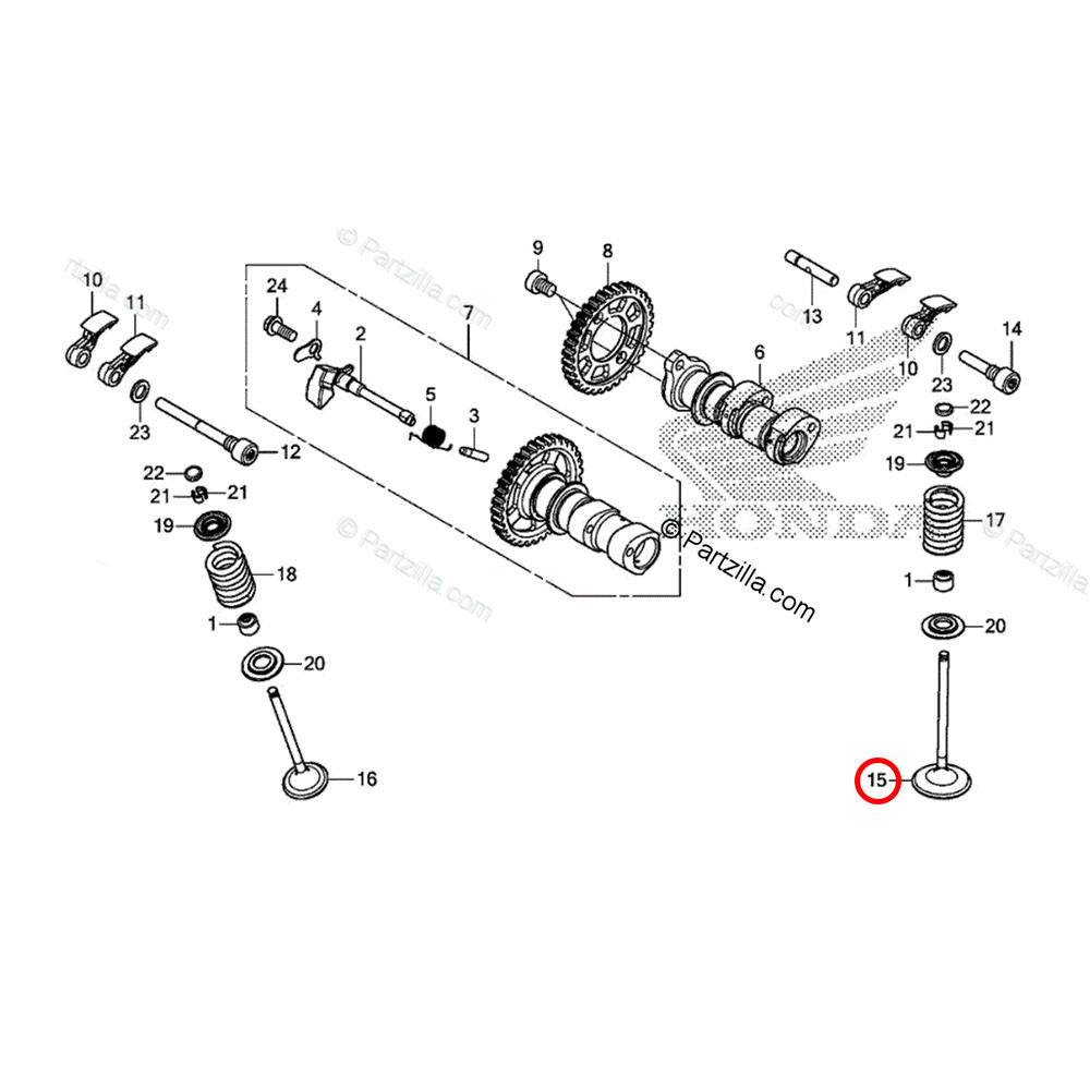 Válvula de Admissão Original Honda CRF 250 18/21  CRF 250RX 19/21
