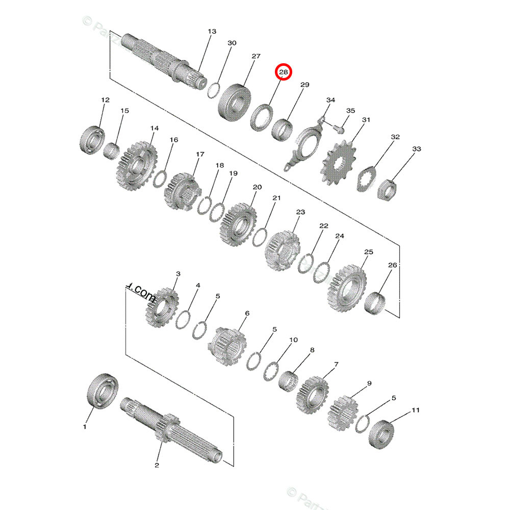 Retentor de Pinhão Original Yamaha para YZF 450 17/20 YZ 450FX 16/20 WRF 450 16/20