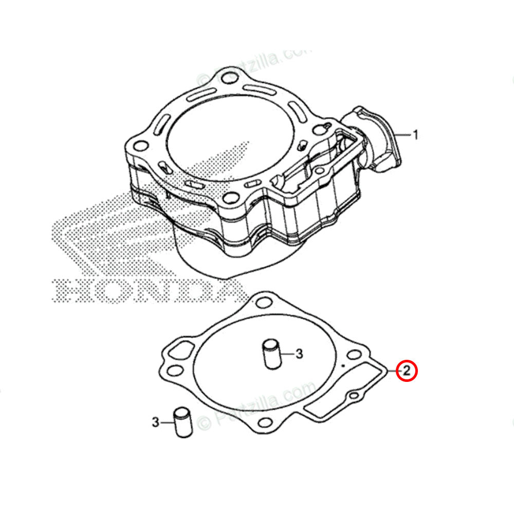 Junta do Cilindro Original para Hinda CRF450R/RX/X 19/21