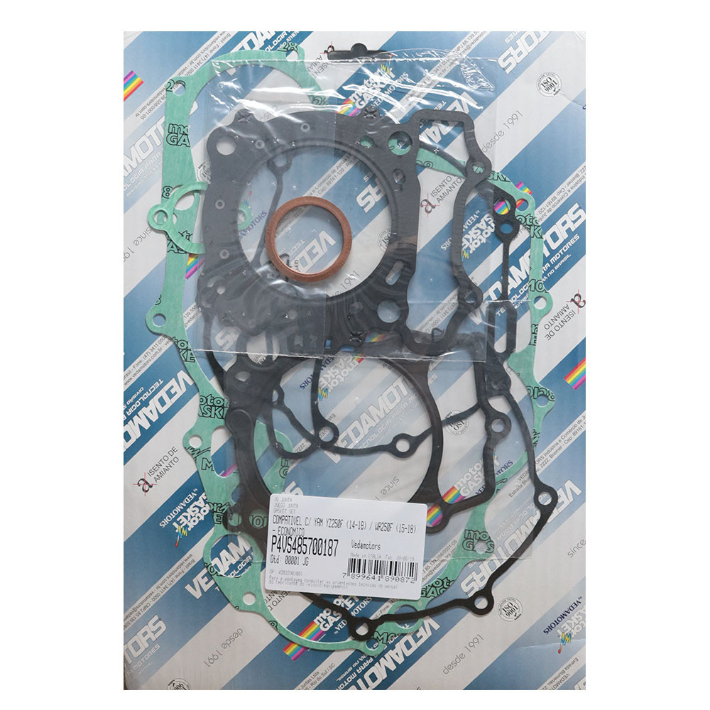 Jogo de Juntas para Yamaha YZF 250 14/18 WRF 250 15/19 Sem Borracha