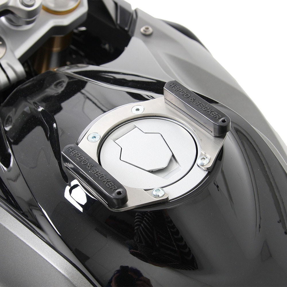 Kit Bolsa + Adaptador de Bolsa para Tanque 6F Hepco & Becker para Aprilia / Triumph / Moto Guzzi / MZ / Benelli / Cagiva / Kawasaki / MV / KTM 690 Duke ab 14/- BMW F650 ST 97/00 (reccomendation: Street Tourer)