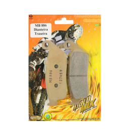 Pastilha de Freio Dianteira para Triumph Tiger 800 XC/XCA/XCR/XRT/XRX 11/17 Tiger 800 XR 18/19 Honda CBR250 17/18 CBR300 14/19 CB500F/X 13/19 NC700/750 12/19 Hornet CBF1000 06/14 - Moldmix