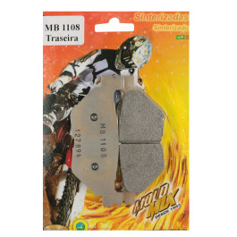 Pastilha de Freio Traseira para Yamaha XT 1200Z Super Ténéré 11/19 TDM 900 02/14 XVS 950 Midnight Star 09/13 XVS 1300 Midnight Star 07/16  FJR 1300 03/19 XV 1700 V-MAX 09/16 - (Moldmix)