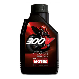 Óleo Motul 300V 4T 15W50 Factory Line Ester Core 100% Synthetic (Sintético) 1 Litro