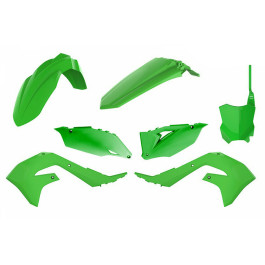 Kit Plástico para Kawasaki KXF 450 19/21 Verde - Polisport