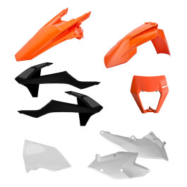 Kit Plástico Para KTM EXC / EXC-F / XCW / XCF-W 17/19 Réplica- Polisport