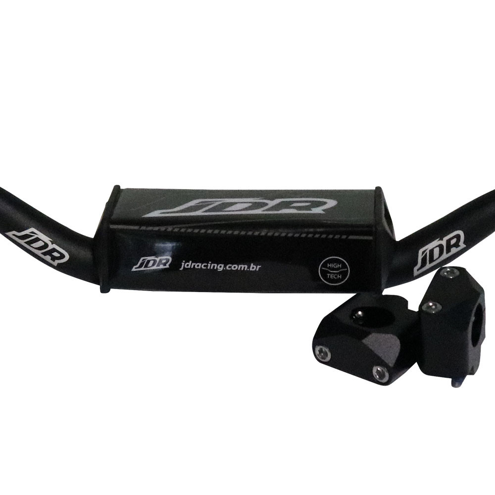 Guidão De Alumínio JDR Fatbar Alto Com Pad