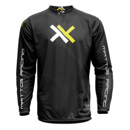 Camisa Mattos Racing Atomic Preto e Amarelo