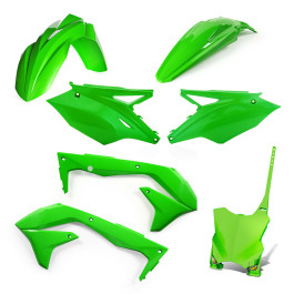 Kit Plástico Verde Para Kawasaki KXF 450 16/18 - Cycra