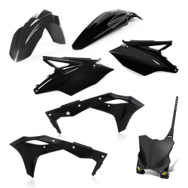 Kit Plástico Preto Para Kawasaki KXF 250 17/20- Cycra