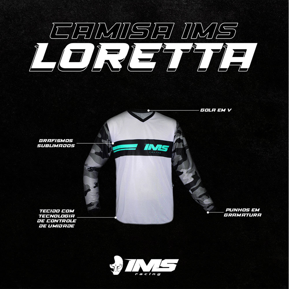 Conjunto Calça + Camisa IMS Loretta Camo