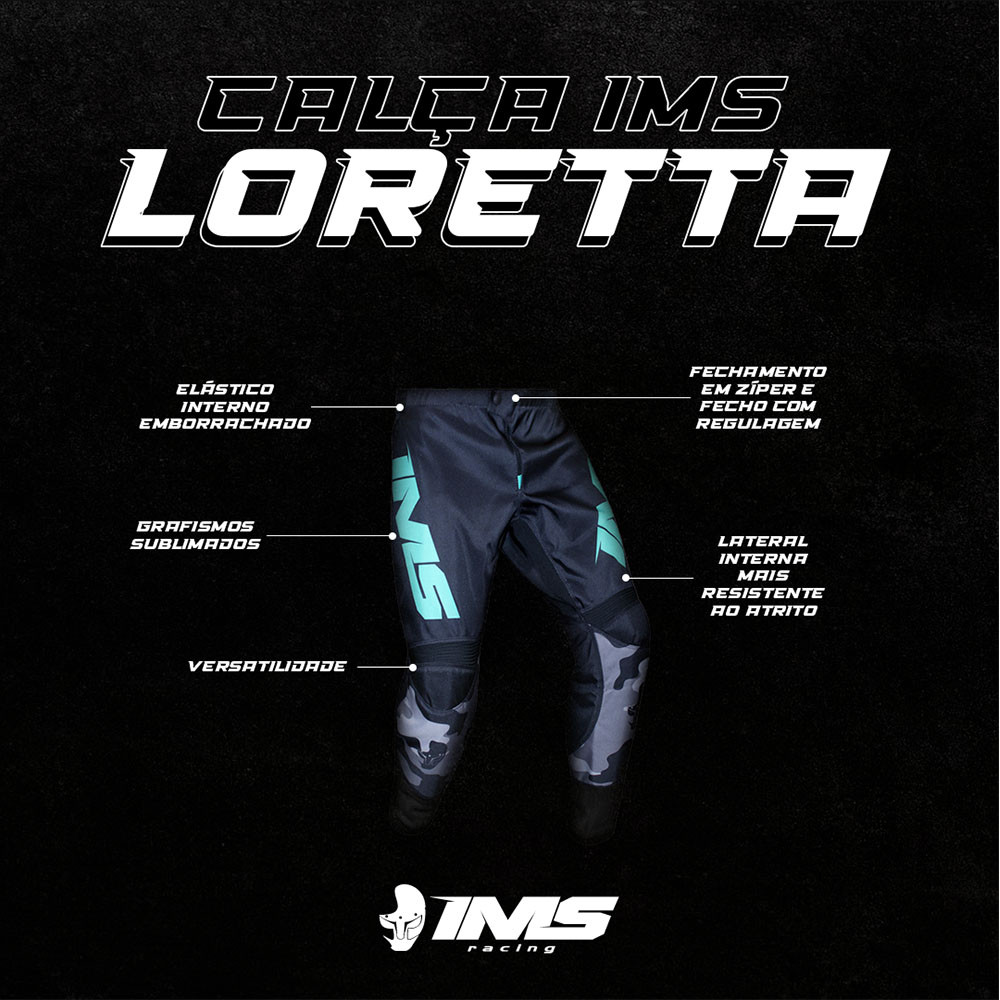 Conjunto Calça + Camisa IMS Loretta Camo