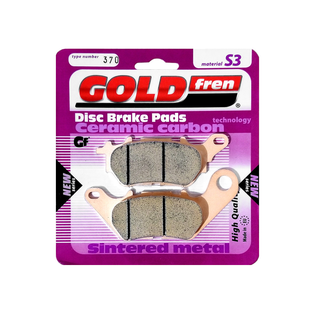 Pastilha De Freio Traseira para Yamaha YZF 300 R3 15/18 com ABS / MT-03 16/18 - 370 S3 - Goldfren