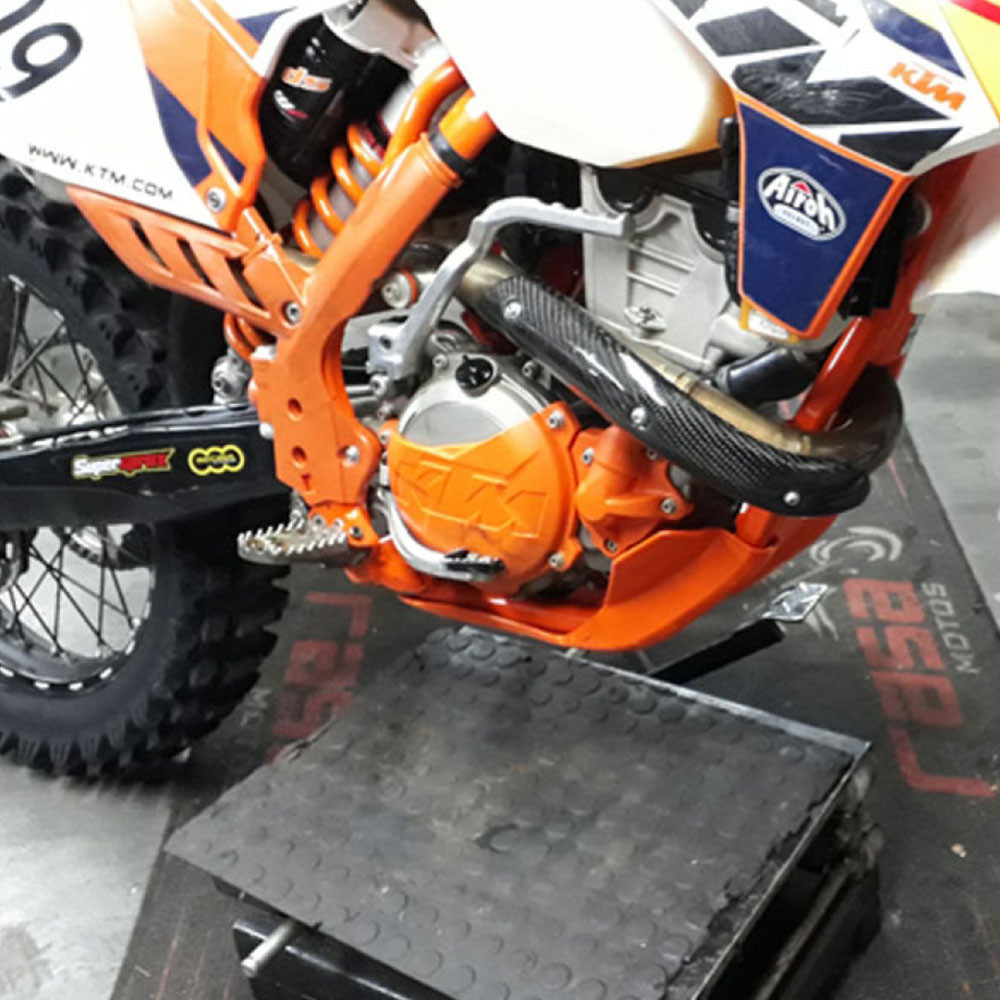 Protetor De Escape KTM 350 4T 13/16 SXF -/15 (Composto por fibra de vidro) - Start