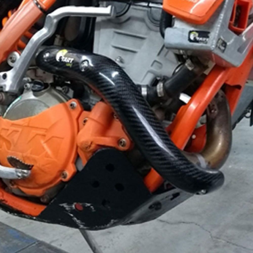 Protetor De Escape KTM EXC-F / XCF / XCF-W 250 4T 12/16 (Composto por fibra de vidro) - Start