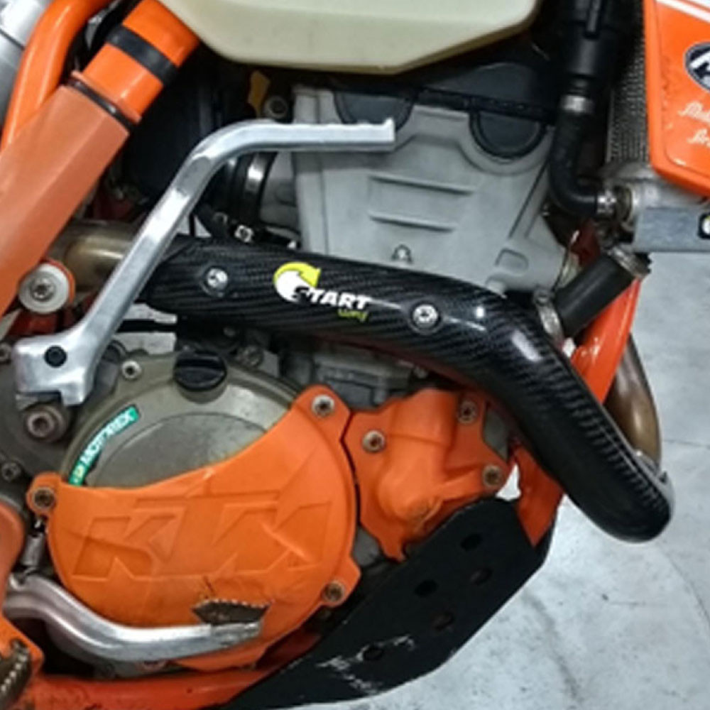Protetor De Escape KTM EXC-F / XCF / XCF-W 250 4T 12/16 (Composto por fibra de vidro) - Start