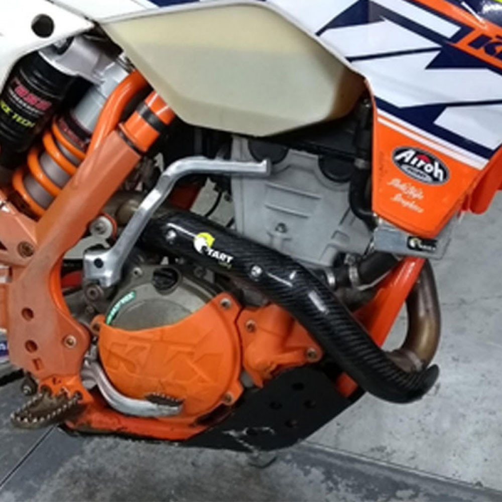 Protetor De Escape KTM EXC-F / XCF / XCF-W 250 4T 12/16 (Composto por fibra de vidro) - Start
